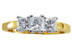 Princess Cut Ring Gold