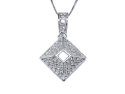 Dia Diamond Shape Pendant